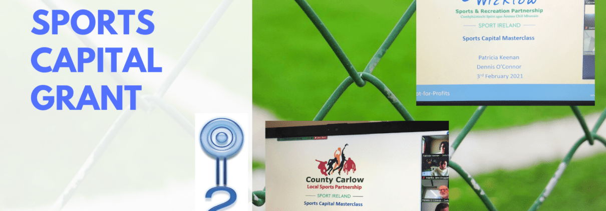 Sports Capital Grant Webinars