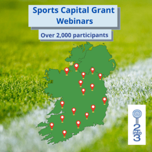 sports capital grants 2into3 webinar series around Ireland