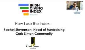 How effective is your fundraising Irish Giving Index Webinar Rachel Stevenson Cork Simon