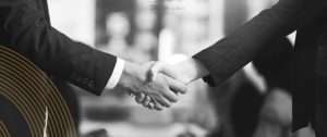 Partnership handshake formal