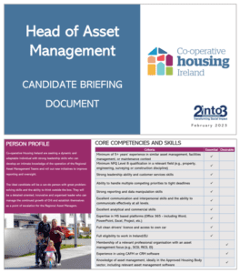 Co-operative Housing Ireland Head of Asset Management