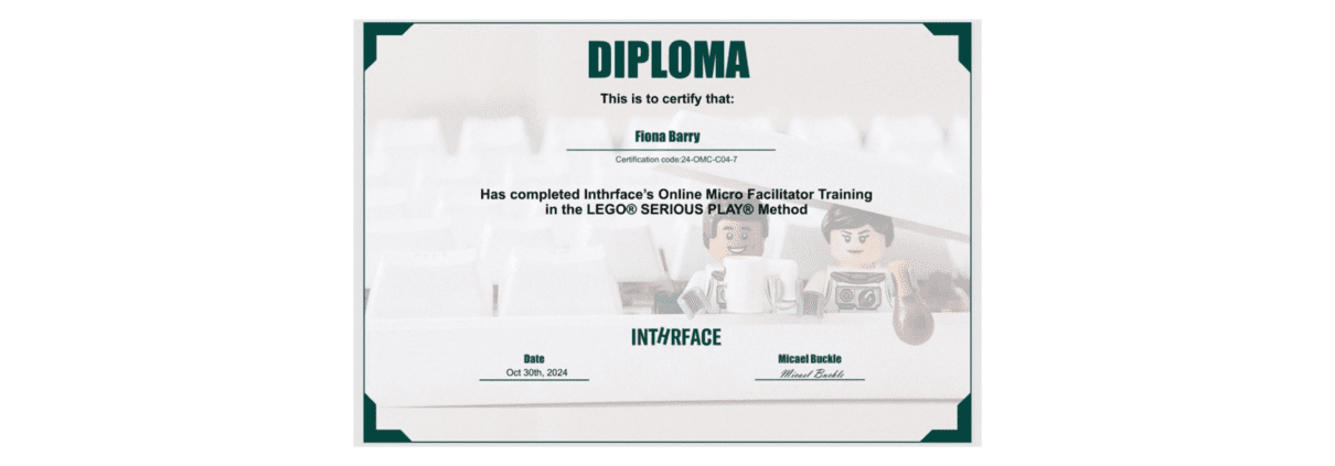 Fiona Barry LEGO®️ SERIOUS PLAY®️